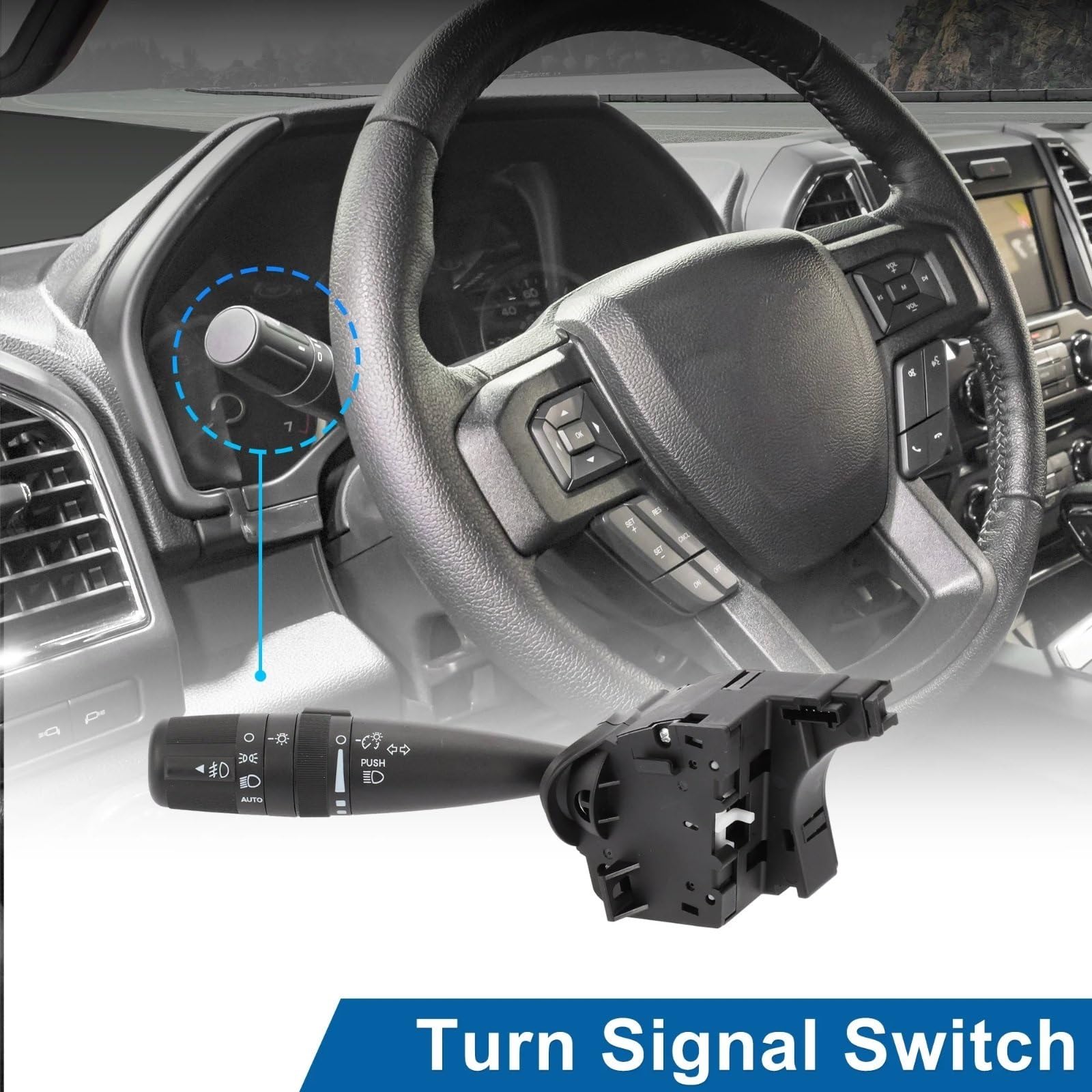 Interruptores Columna Dirección Para Jeep Para Commander | Interruptor multifunción del limpiaparabrisas de la palanca señal giro columna dirección 68015101AA