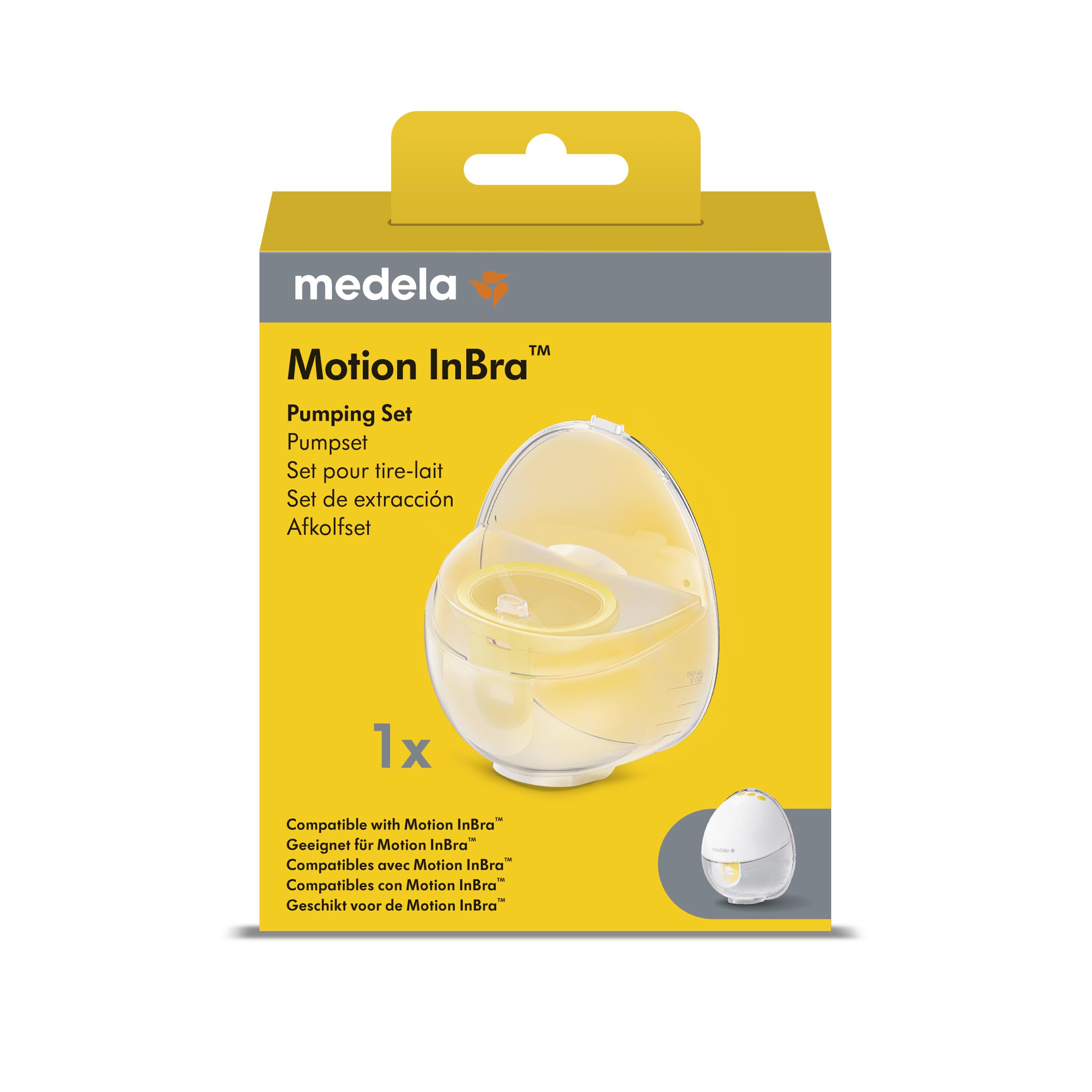 Medela Replacement Pumping Set, Designed for Motion InBra™ Breast Pump