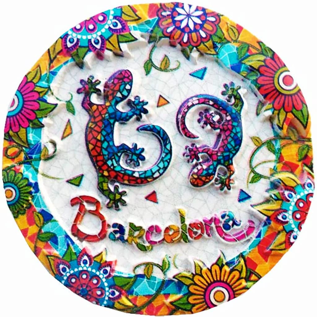 Altko Barcelona Spain Barcelona Spain Magnet Fridge Refrigerator Magnet Decoration Sticker Souvenir Resin Crafts Kitchen Whiteboard