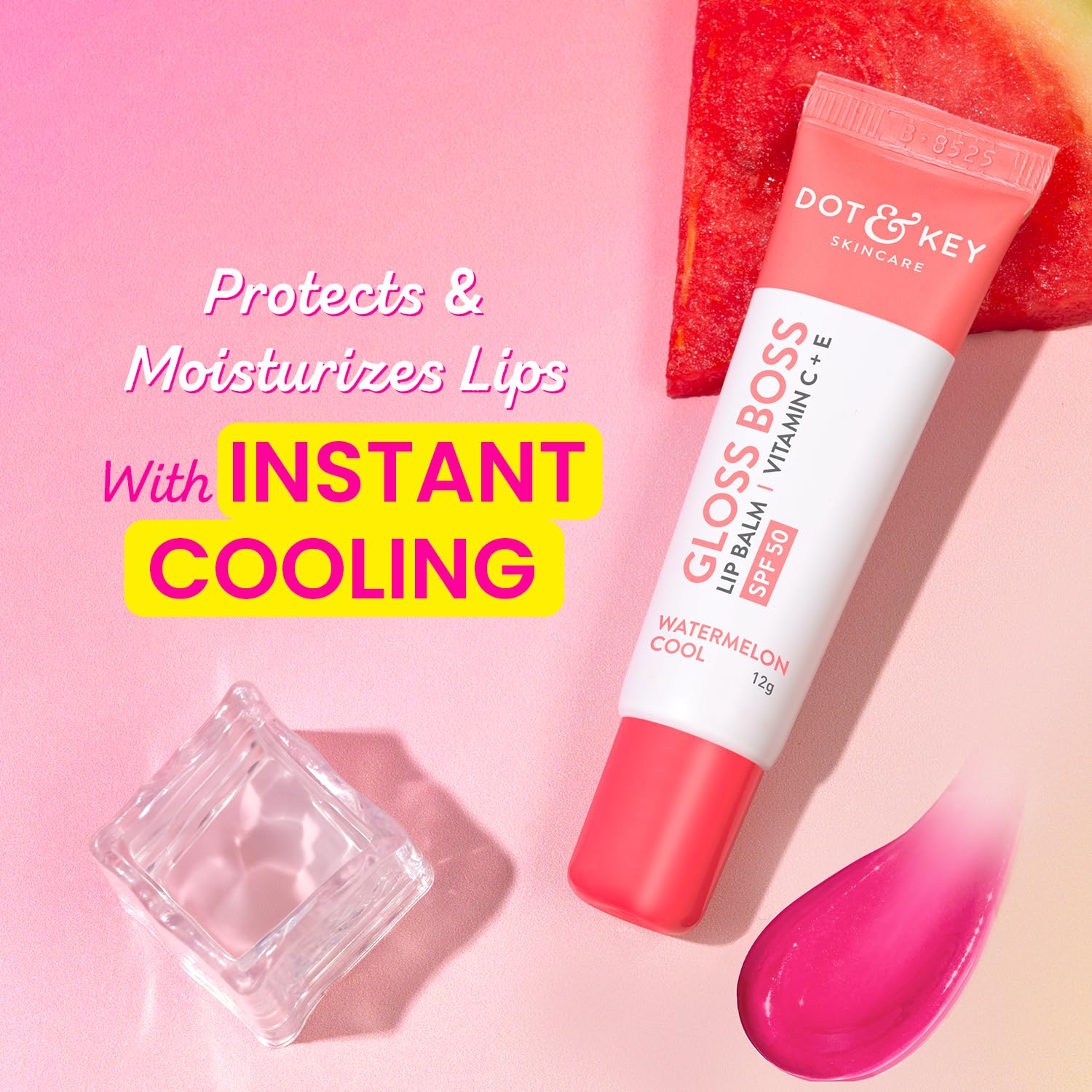 dot & key vitamin c lip balm Vitamin C + E Gloss Boss Lip Balm In-Vivo Tested SPF 50+ PA+++ main image 0