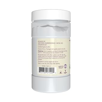 NOW Real Food, Organic Monk Fruit Extract Powder, Zero-Calorie Sweetener, 3.7 oz