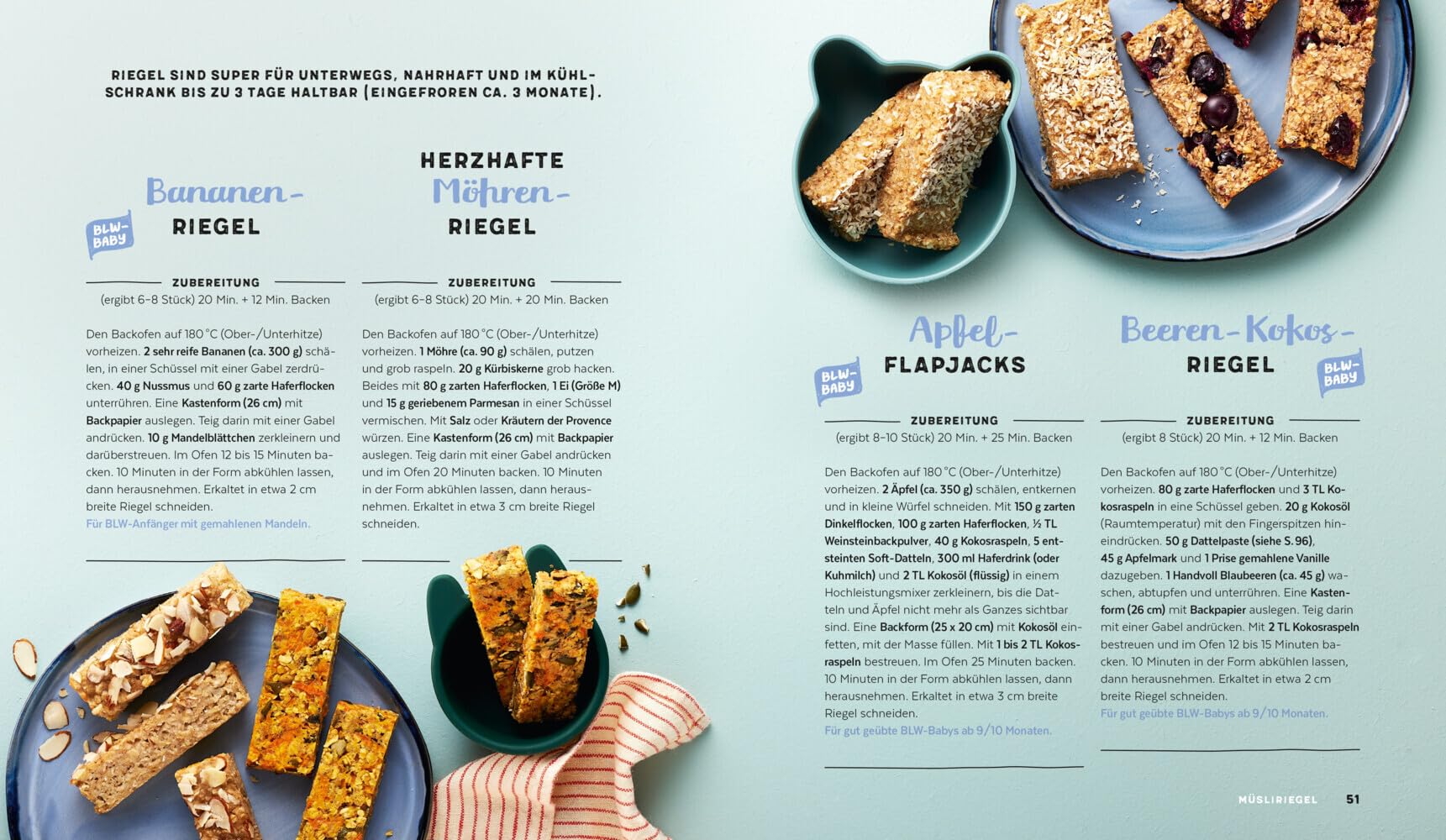 Gesunde Snacks für Kinder: Schnelle und einfache Rezepte für jeden Tag – Nachfolger zu "Mama kocht breifrei", auch für baby-led weaning (BLW) geeignet
