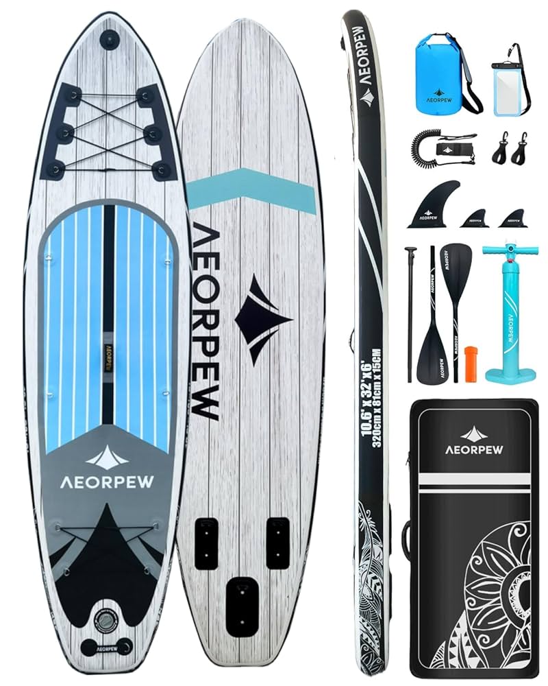 Amazon | AEORPEW (エーオーピー) 10フィート 空気注入式パドル