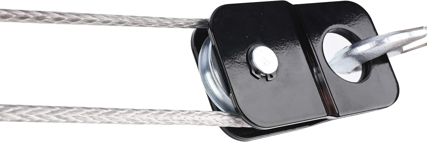 OFF ROAD BOAR 4 Ton(8000lb) Snatch Block for Heavy Duty Recovery Winch, Snatch Block Pulley for ATV/UTV(Black) : Automotive
