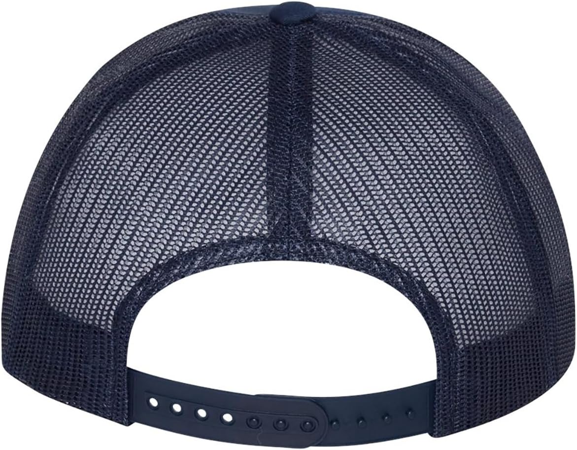 Yupoong YP Classics 6006 High Profile Flat Visor Snapback Trucker Hat - Blank, Bulk Caps