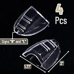 UNCO- Safety Side Shields for Glasses, 2/4/6/10 pcs, Safety Glasses Side Shields for Eyeglasses