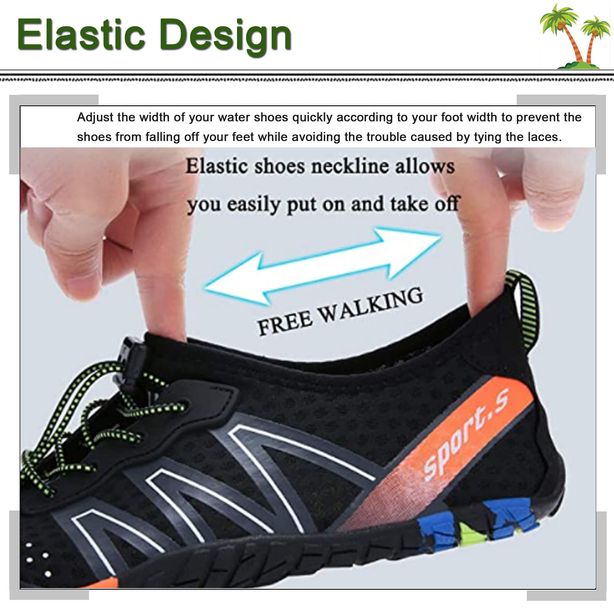 Scarpe da Acqua Scarpe da Spiaggia da Uomo Donna Scarpe da Surf a Piedi Nudi Quick Dry Scarpe da Mare da Donna Leggero Unisex Sport Diving Scarpe da Piscina