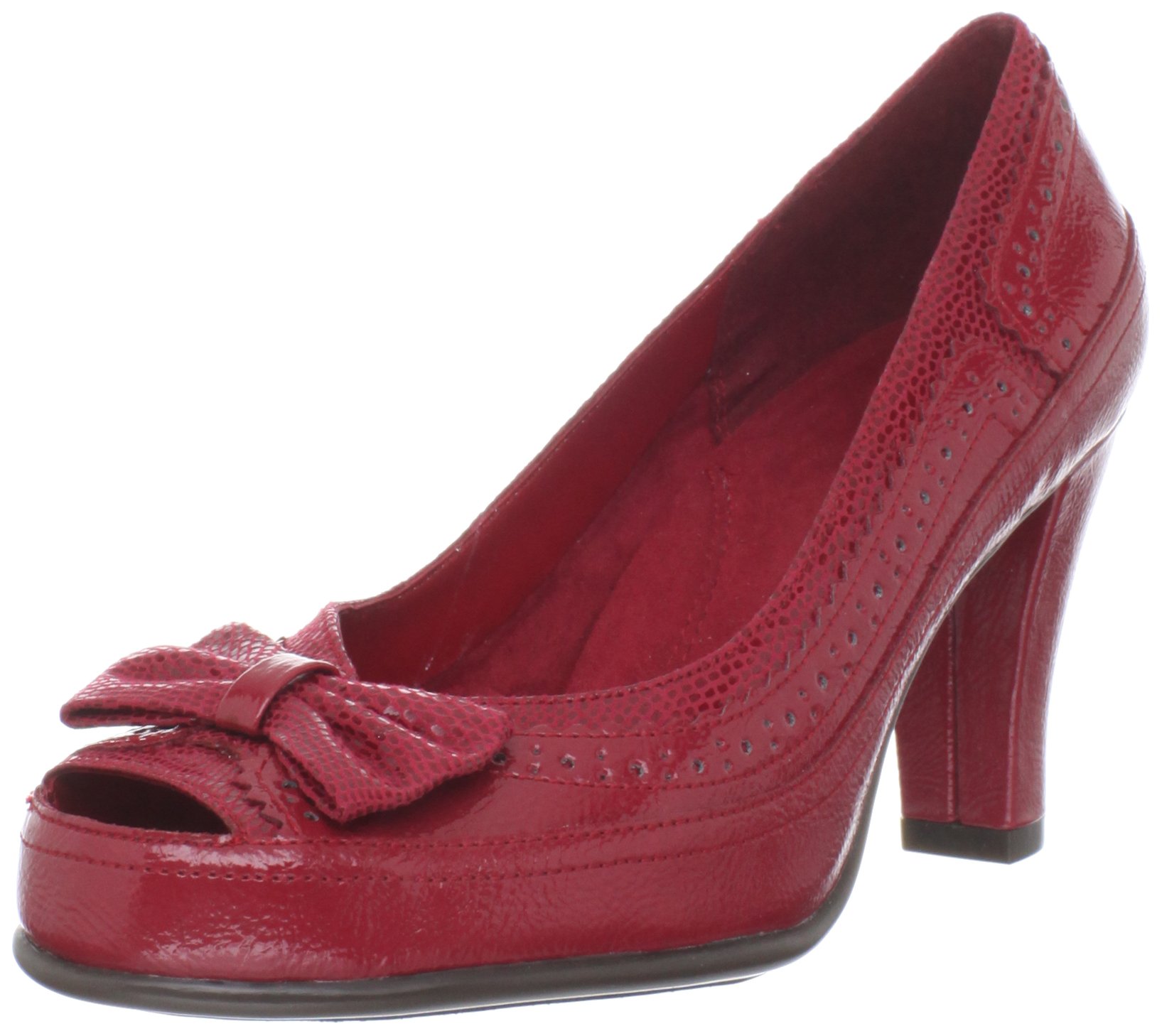 Aerosoles Women's Bentwood Peep-Toe Pump
