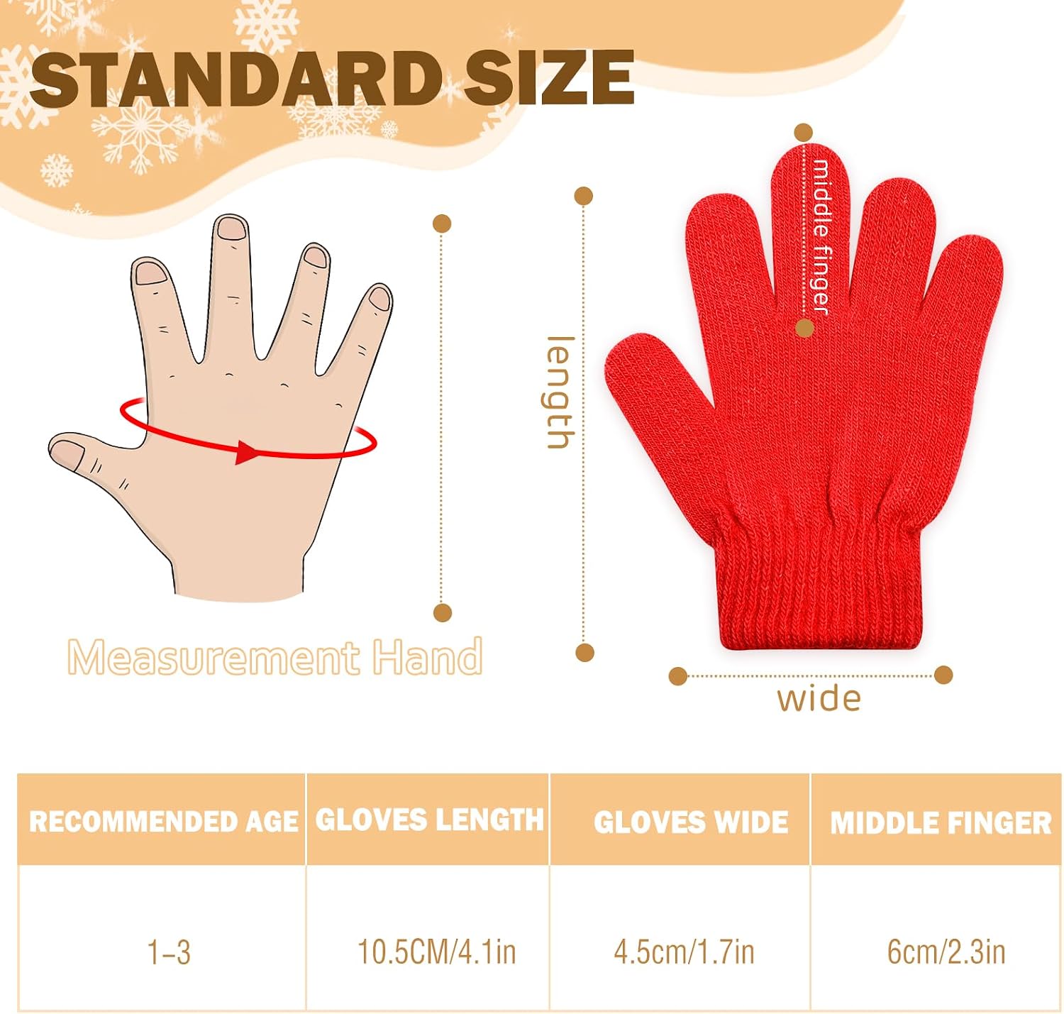ONESING 12 Pairs Children Gloves - Warm Knitted Winter Gloves Bulk for Girls Boys | Kids Gloves Designed for Cold Weather Mixcolor D