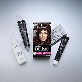Schwarzkopf Color Ultime 5.89 Radiant Plum Hair Dye, Permanent Intense Plum with Diamond Brilliance, Fade-Resistant, Covers Grays, All Hair Textures