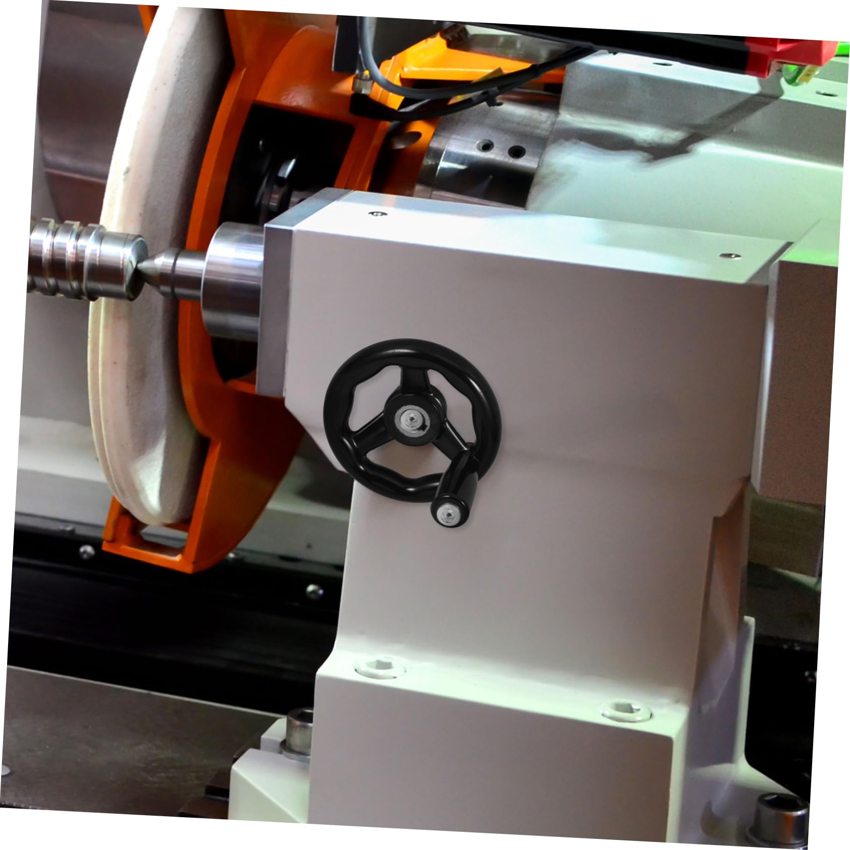 VILLFUL Machine Tool Rotary Handle Hand Wheel for Craftsman Table Lathe Accessory Milling Tool Round Hand Wheel with Handle Revolving Hand Wheel Bakelite Hand Wheel Detachable Hand Wheel