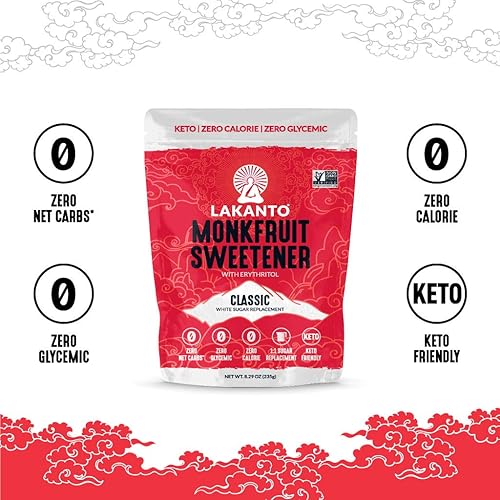 Miniatura 4 de Lakanto - Edulcorante de fruta del monje sustituto de azúcar 11 keto sin OGM