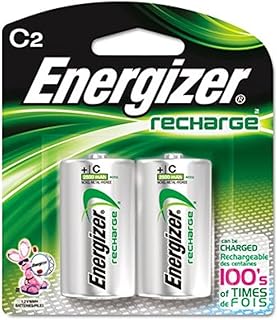 NiMH Rechargeable Batteries, C, 2 Batteries/Pack