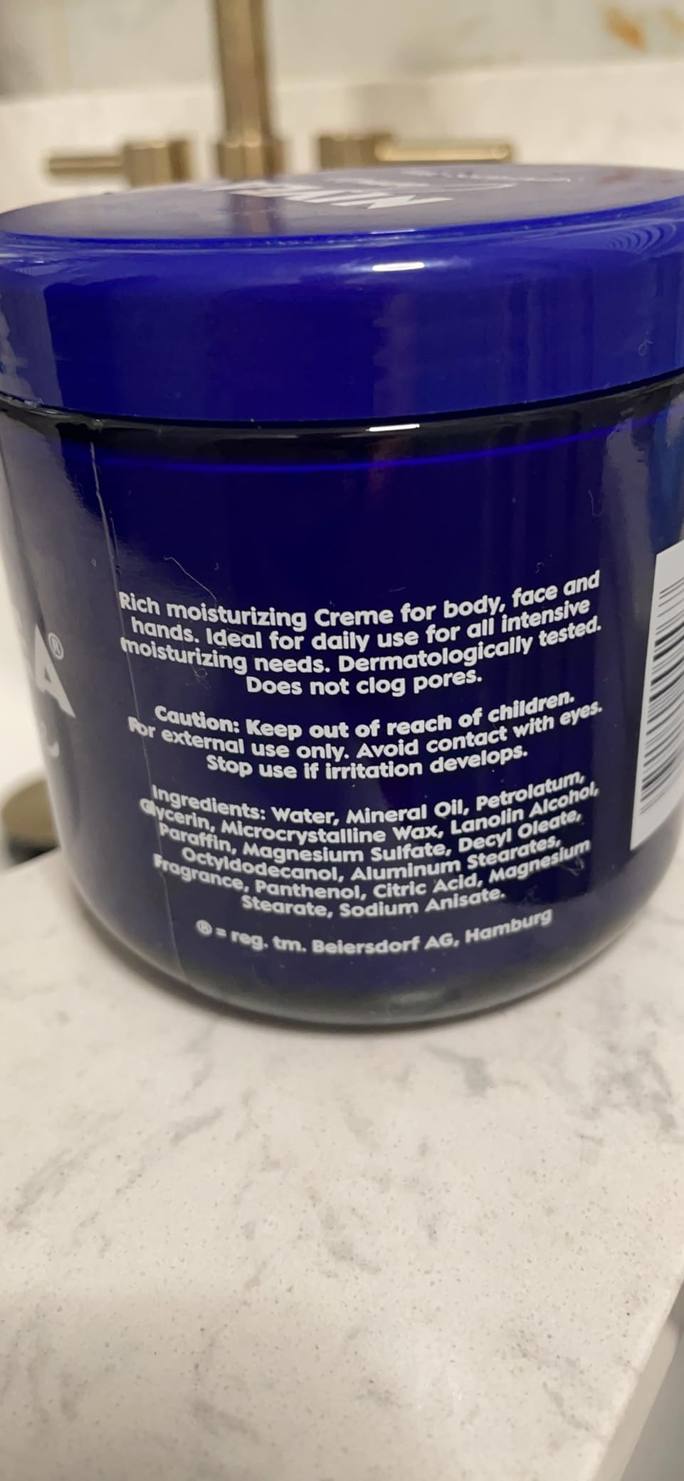 Nivea Body Creme Glass Jar, 13.5 Ounce