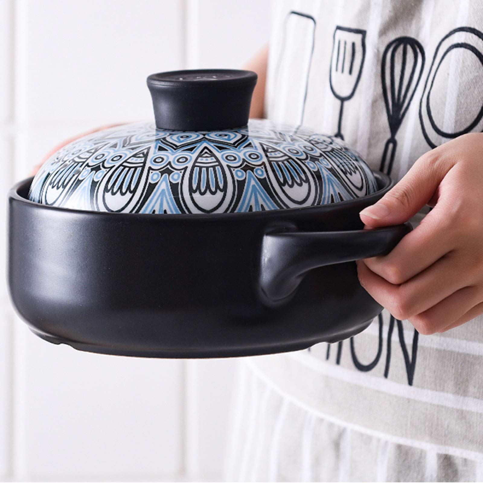 ceramiczny garnek, Naczynie żaroodporne z pokrywką(3.5L)