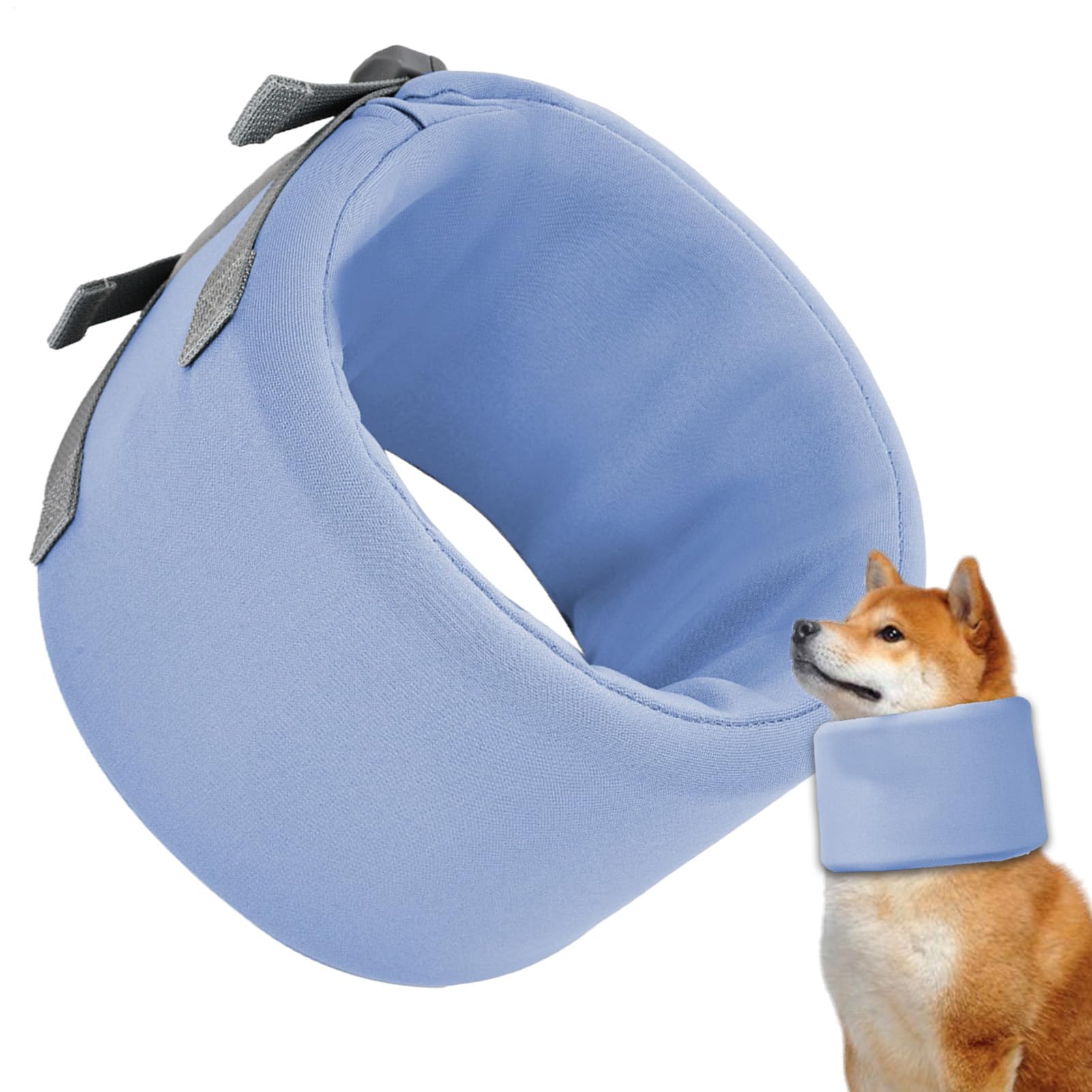 Collier cervical pour chien de taille moyenne et grande | Cône ajustable anti-léchage