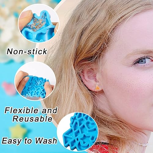 Vista 109 de 6 moldes de fundición de resina de silicona, corazón de perro, huellas de pata de perro, llavero de palabra de hueso, molde de fundición de jabón