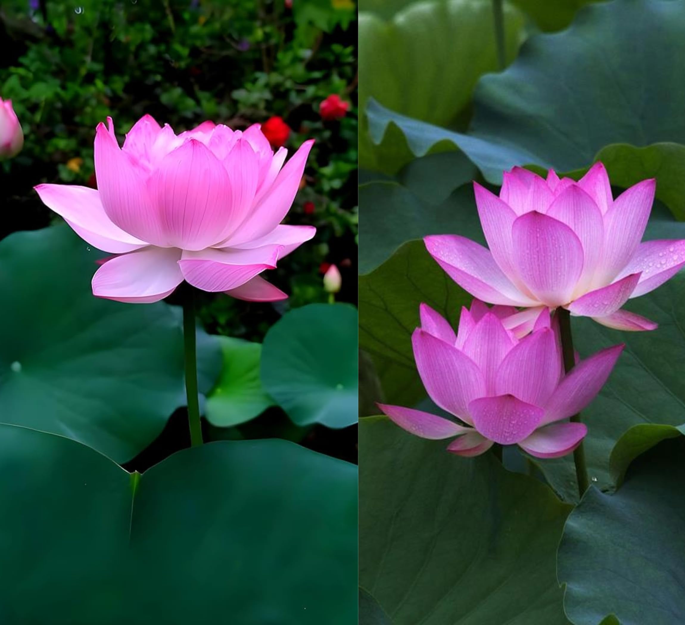 Colour Changing Hybrid Lotus Tuber for Planting – Fresh Healthy Root, Easy to Grow | Live Aquatic Flower Plant | Two-Tone Pink | Blooms in 30 Days-image-12