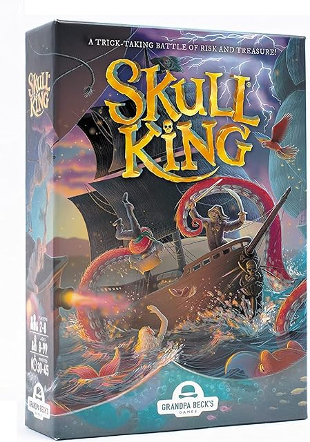 Grandpa Beck's Games Skull King Card Game The Ultimate Pirate Trick Taking Game for Kids, Teens & Adults | from The Creators of Cover Your Assets | 2-8 Players Ages 8+