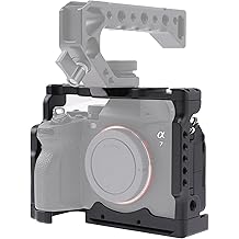 A7 IV Cage, Hersmay Camera Cage for Sony Alpha 7 IV Mirrorless Full Frame Camera, Camera Accessories