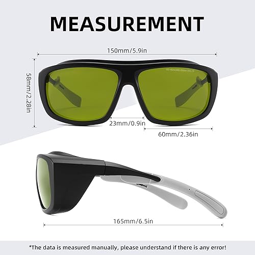 Miniatura 8 de Alsenor IPL 200nm-2000nm OD5+gafas de seguridad láser gafas de terapia de luz roja para bronceado gafas y tratamiento de depilación láser protección