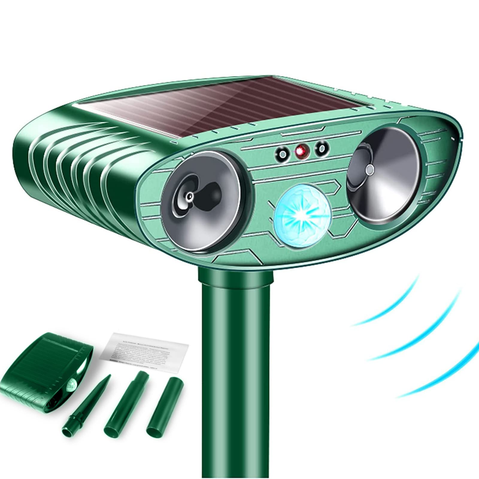 Buy YurDoca Cat Repellent, Solar Powered Waterproof Animal Deterrant