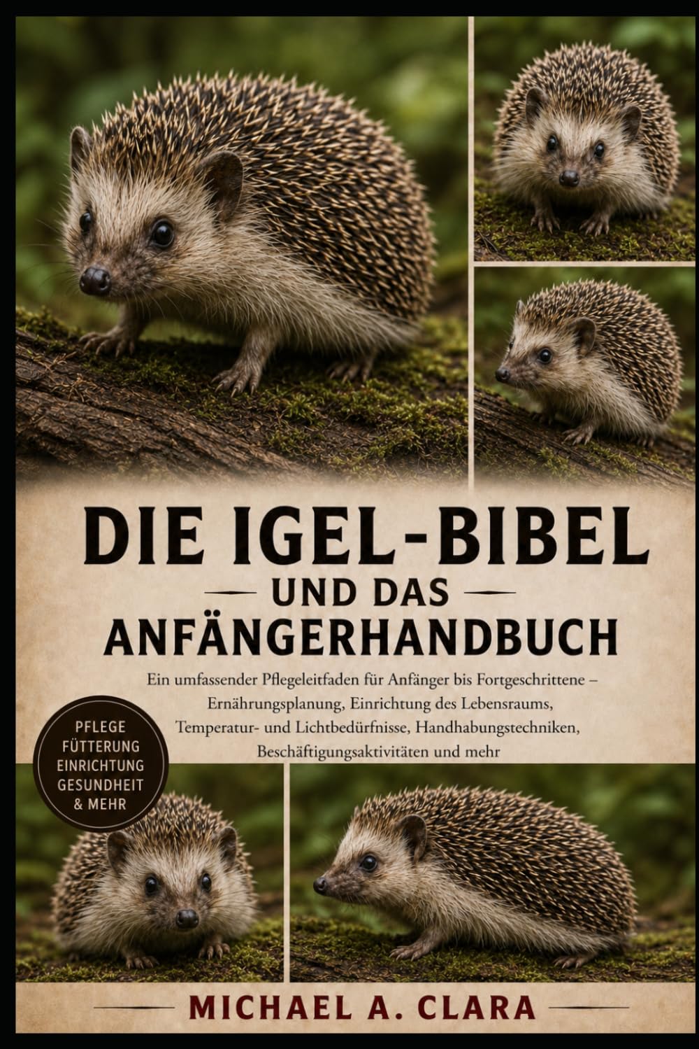 DIE Igel-BIBEL UND DAS ANFÄNGERHANDBUCH: Ein umfassender Pflegeleitfaden für Anfänger bis Fortgeschrittene – Ernährungsplanung, Einrichtung des ... Beschäftigungsaktivitäten und mehr.