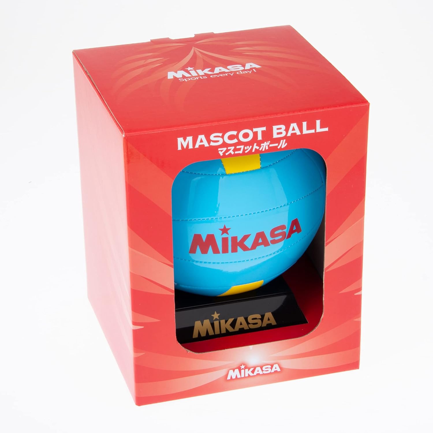ミカサ(Mikasa) 記念品用 サッカー バスケ ドッジボール ハンドボール 水球 (飾れるボール架台付き) マスコットボール