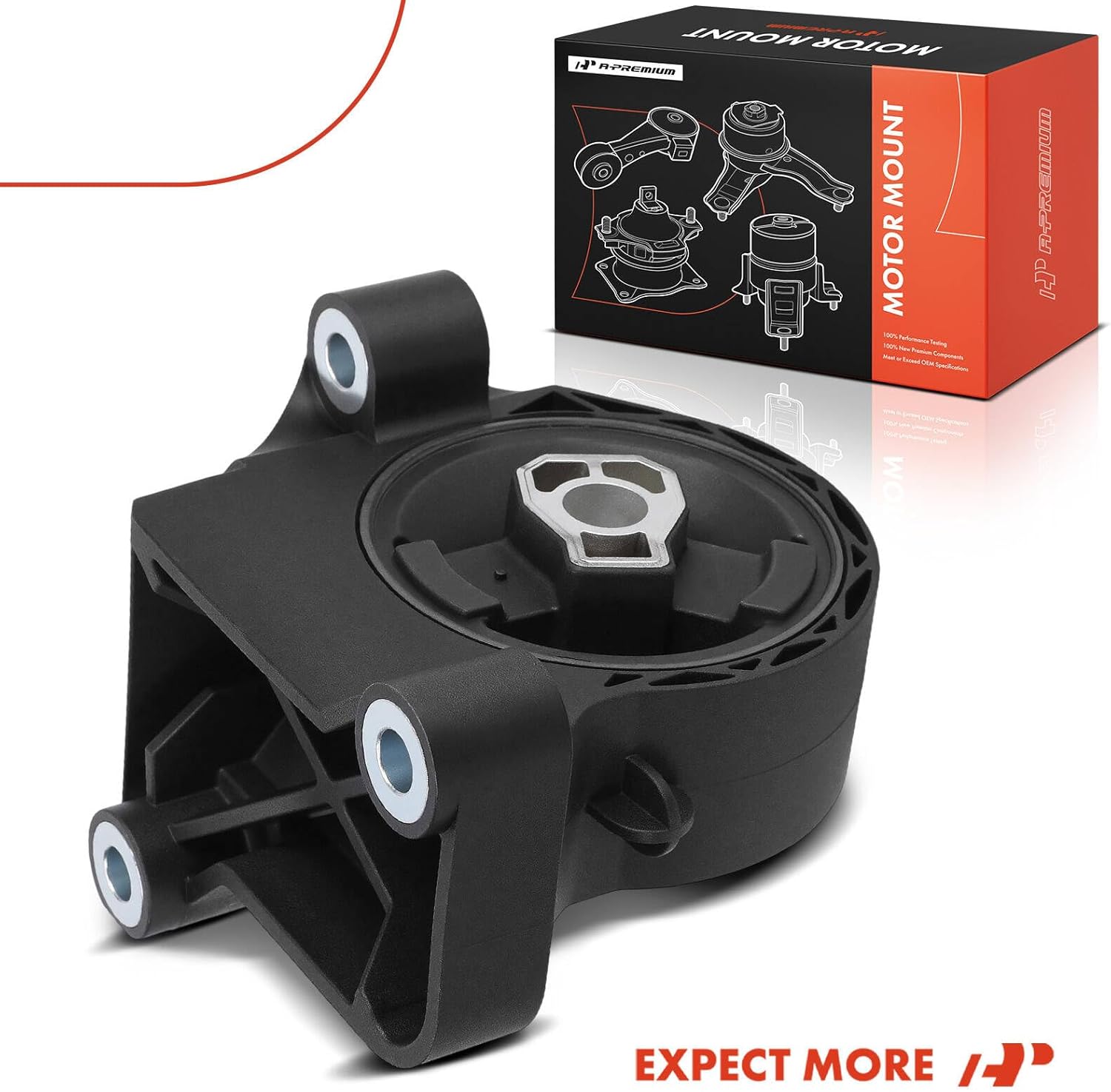 A-Premium Front Transmission Mount Compatible with Chevrolet HHR 2006-2011, Cobalt 2005-2010 & Pontiac Pursuit 2005-2006, G5 2007-2010 & Saturn Ion 2003-2007, Manual Transmission