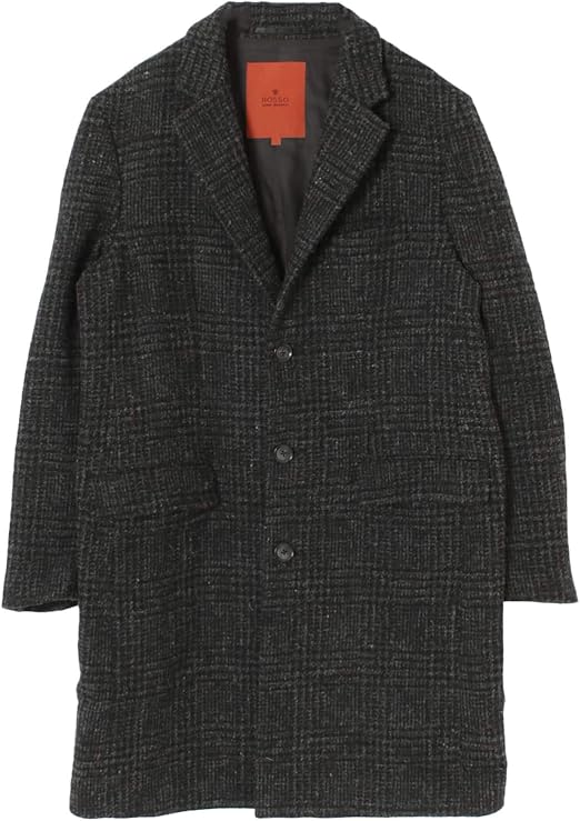 Amazon アーバンリサーチ ロッソ ジャケット コート ハリスツイードチェスターコート メンズ Ra97 17m009 Charcoal S コート ジャケット 通販