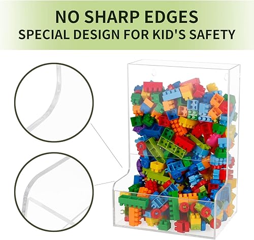 Miniatura 2 de Organizador de juguetes de pared de acrílico, organizador de almacenamiento de juguetes, organizador y contenedores de almacenamiento para niños,