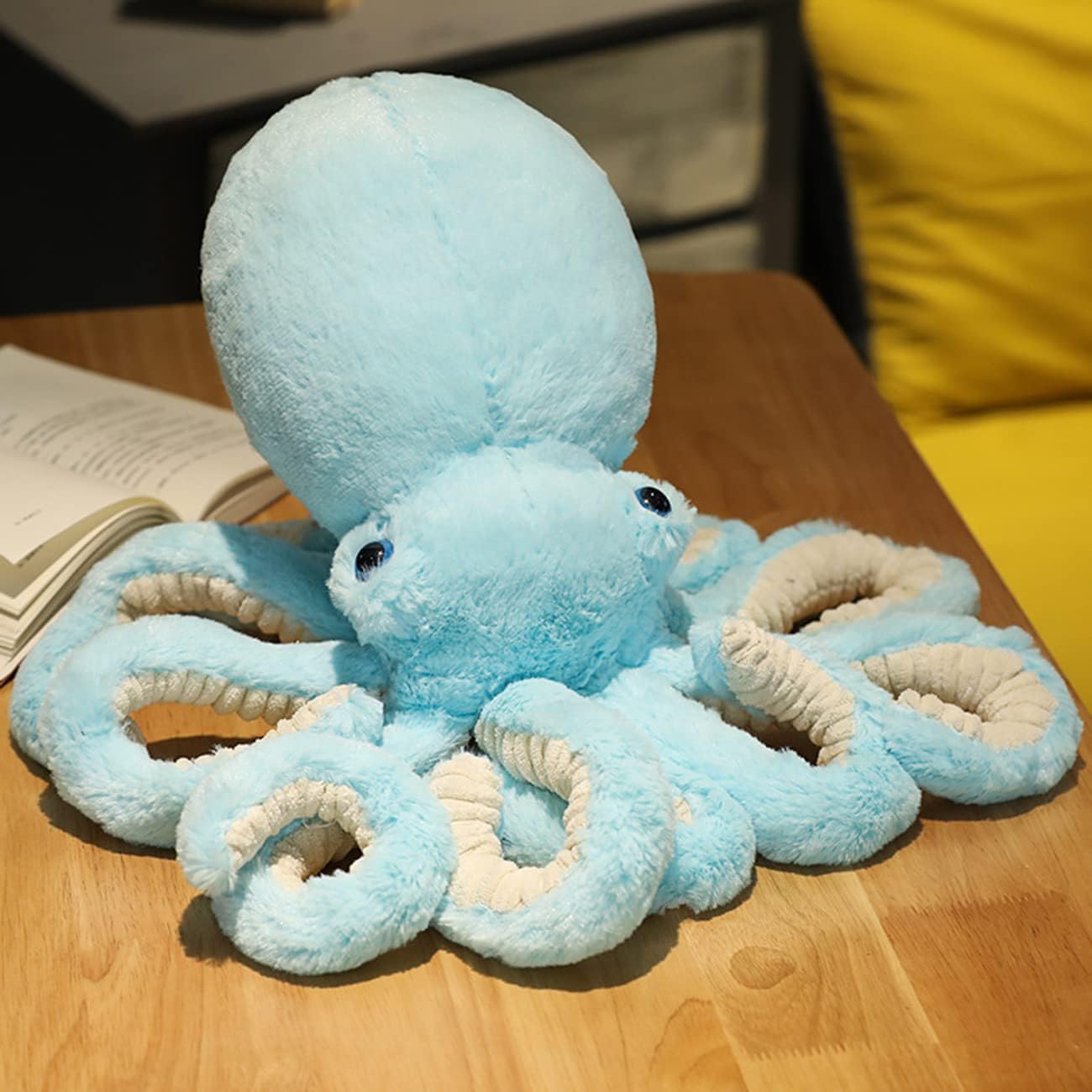 GOOC Octopus Stuffed Animals Octopus Plush Doll Toys Stuffed Toys Gift for Kids and Lovers for Birthday, Christmas, Valentine's Day(25.6-inch Blue)