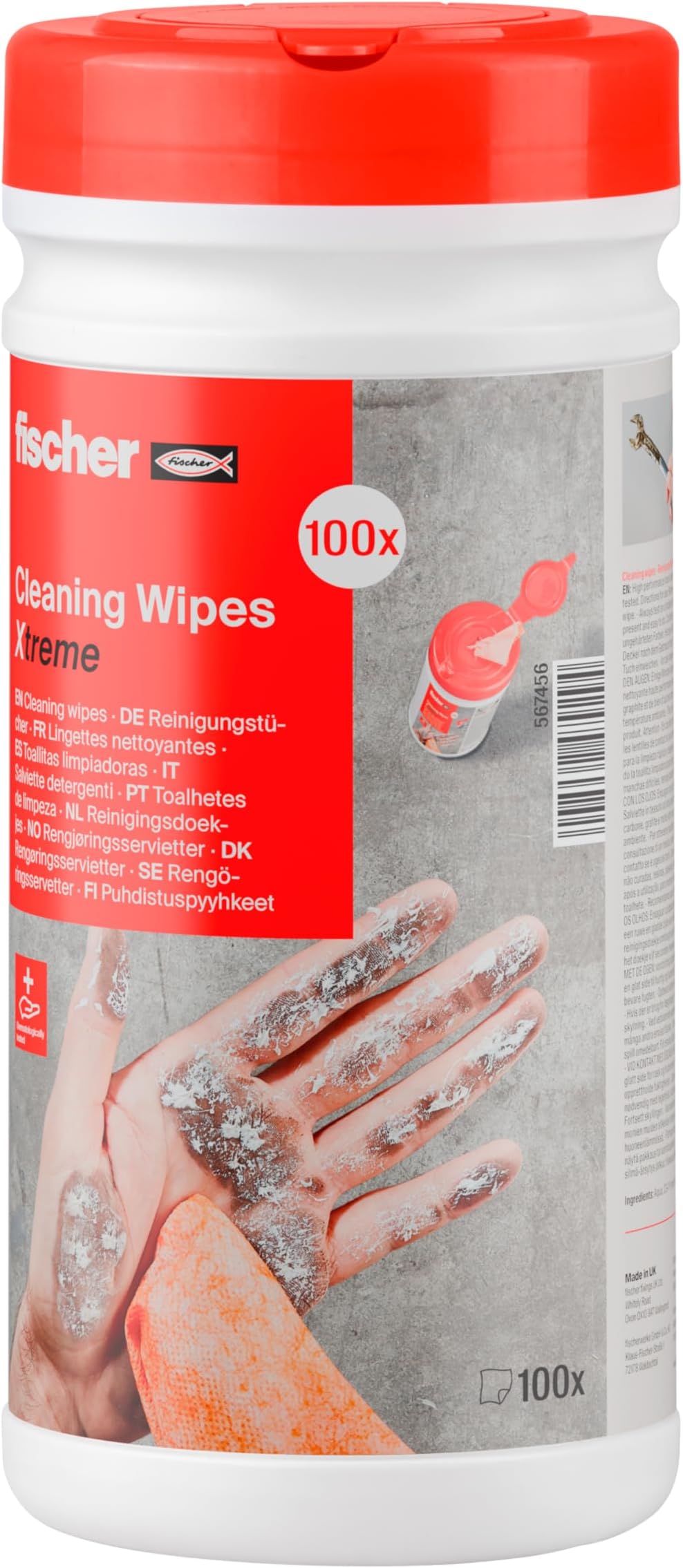 567456 Xtreme Multi-Surface Industrial Cleaning Wipes