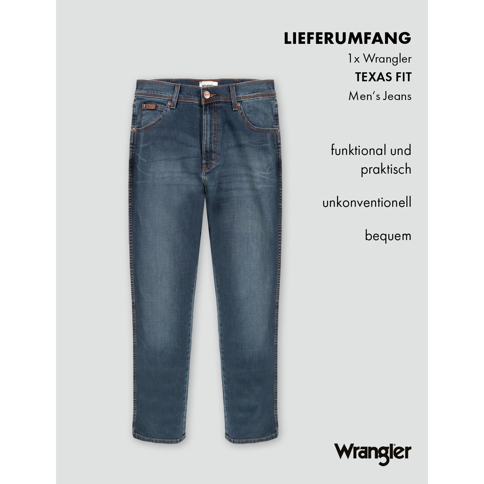 Wrangler Herren Texas Jeans – Bild 8