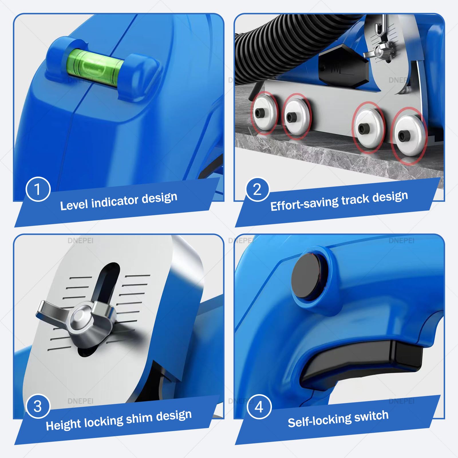 Herramienta eléctrica para Quitar lechada, 1200 W, 9000 RPM, Ideal para Limpiar Juntas de Azulejos de Ducha, Huecos en el Suelo y Quitar Masilla Vieja. Sawblade*1