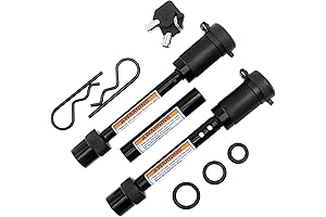 Trailer Hitch Pin Lock Set with 2 Locking System for Class I-V...