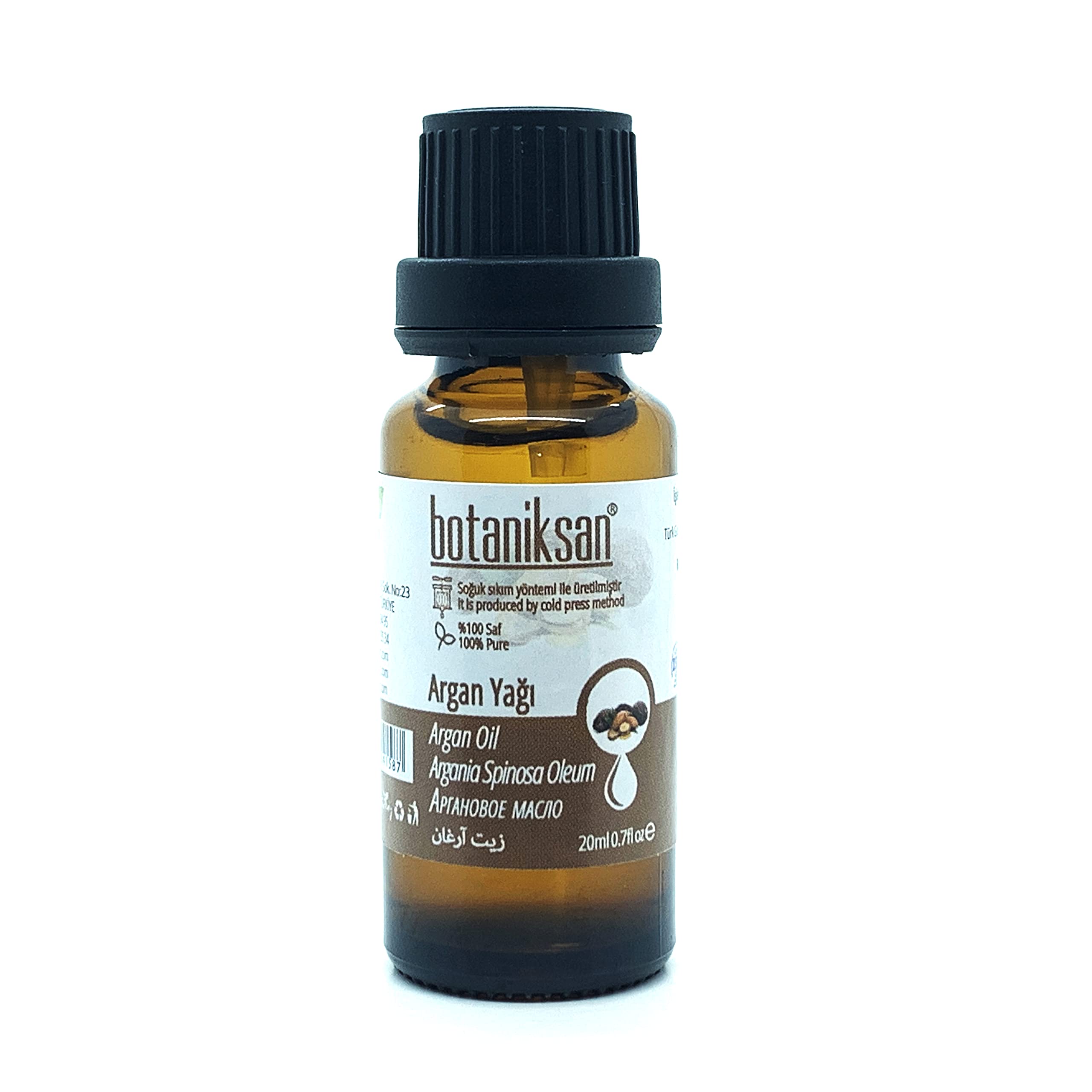 Botaniksan Argan Yağı 20ML Soğuk Sıkım, Saf, Doğal, Katkısız