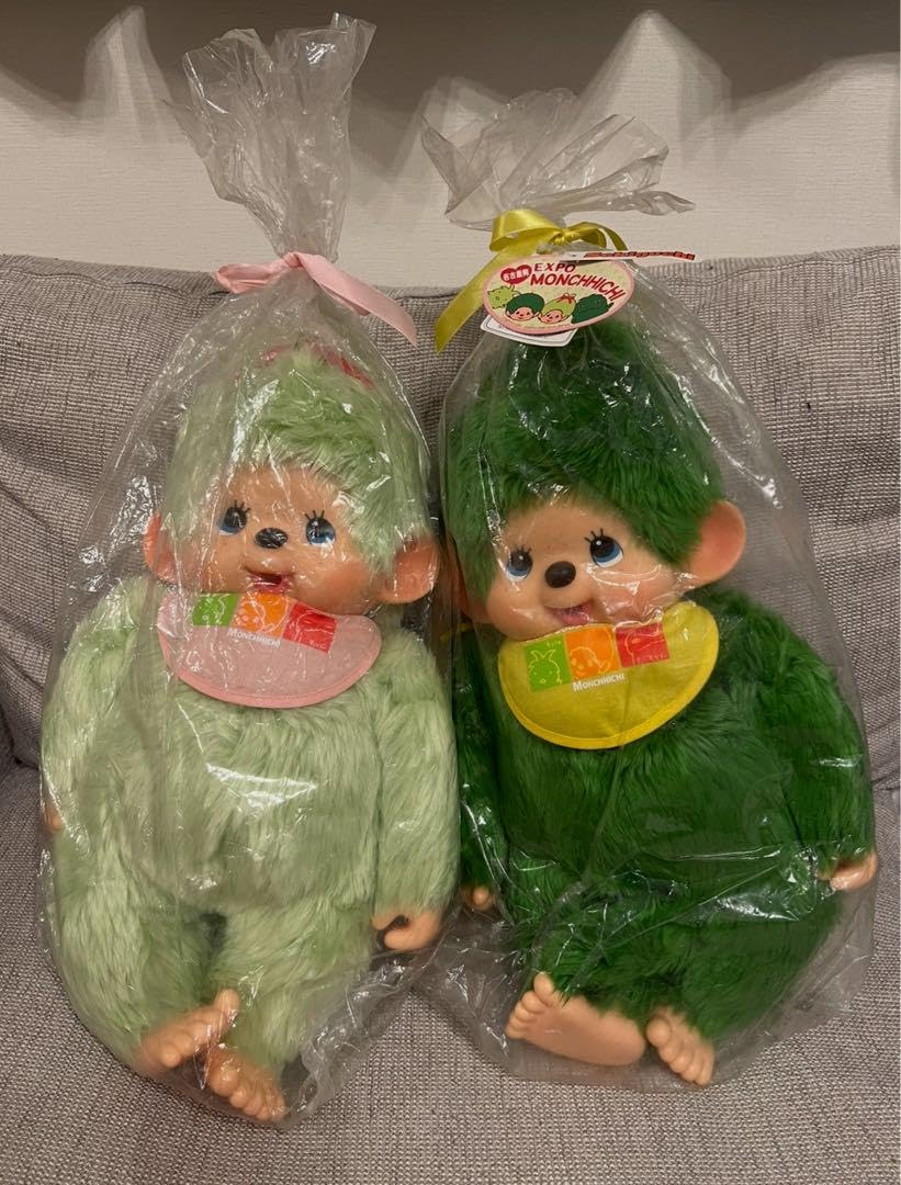 愛・地球博限定 モリゾーキッコロ モンチッチL ２体セット Amazon.co.jp: レア 愛 地球博限定 モリゾーキッコロ モンチッチL 2体