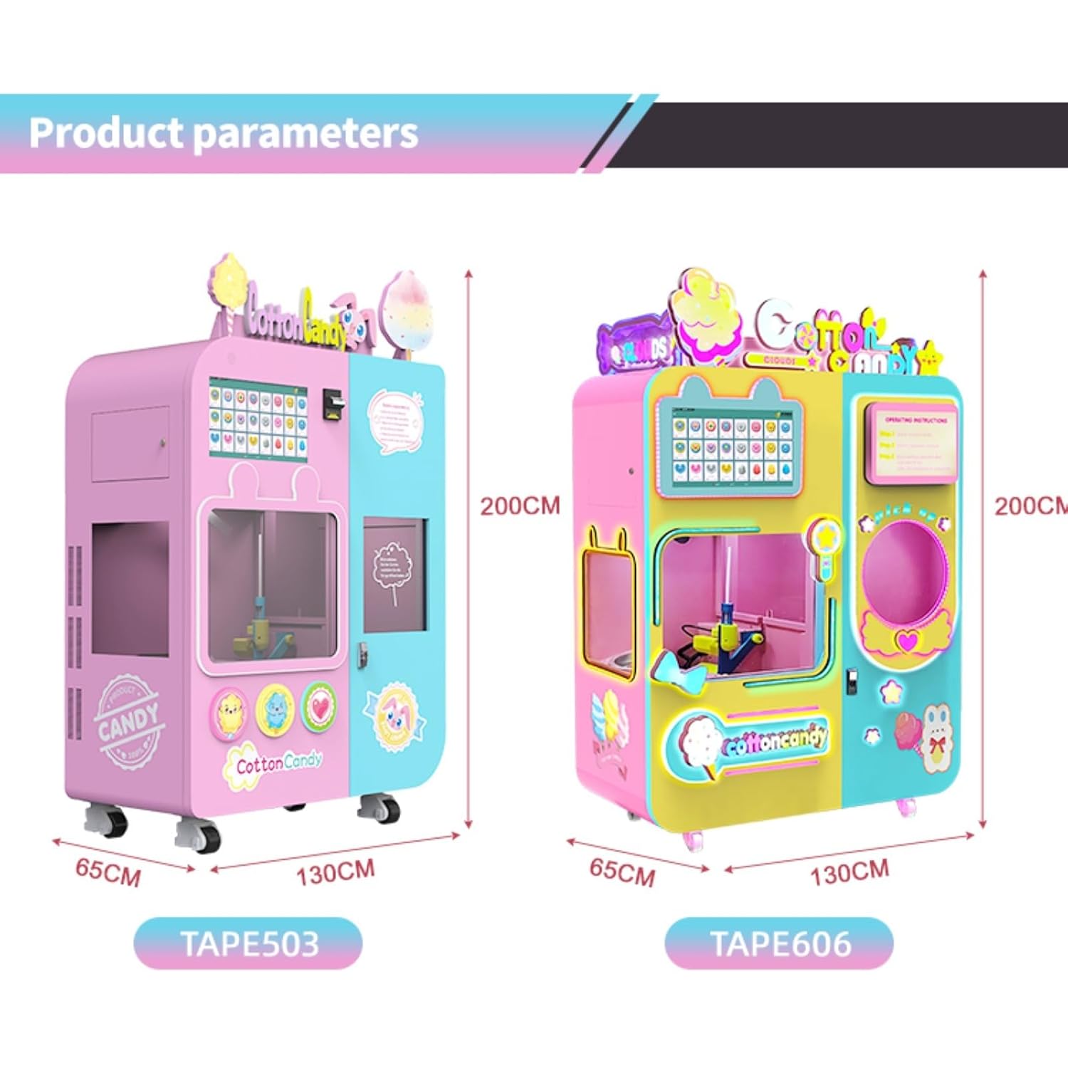 Fully Automatic Cotton Candy Machine unattended self-Service Vending Equipment with Intelligent Robotic arm Easy Operation Ideal for Scenic Spots Shopping malls Amusement Parks and Commercial use