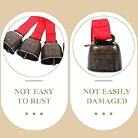 Vista 8 de Campanas de oso de campamento, campanas de oso ruidosas con llavero para mascotas, campanas de advertencia al aire libre para supervivencia