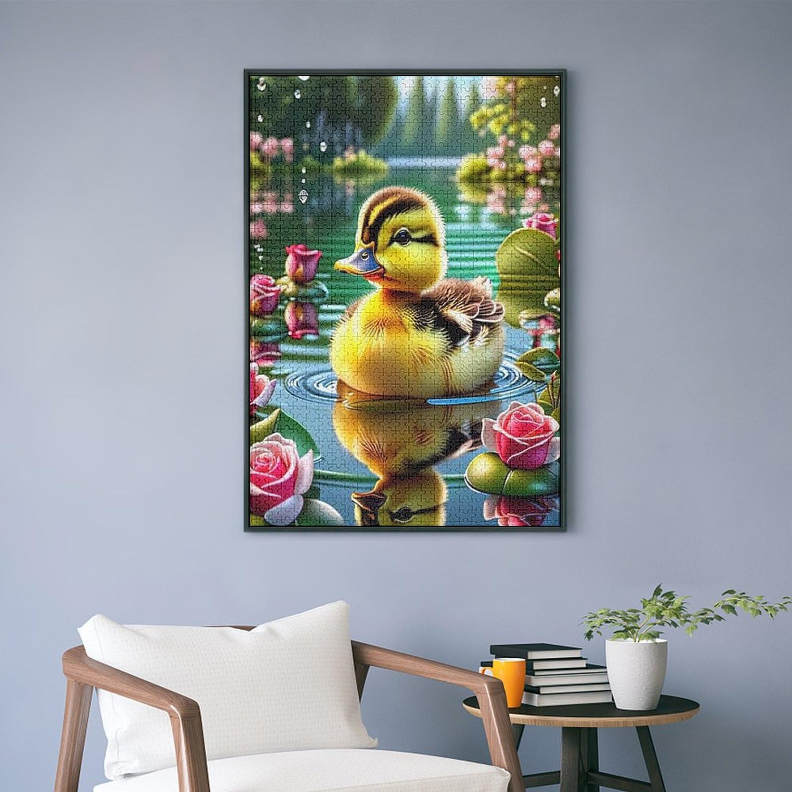 1000 Teile Puzzle 'Kapitän Baby Ente' – Holz-Puzzle Für Erwachsene & Kinder, 75x50 Cm