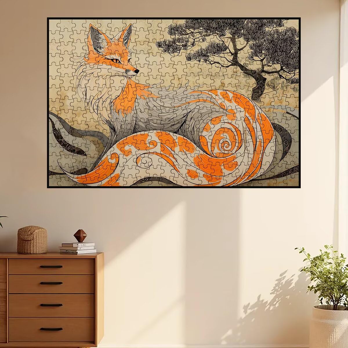 Puzzle 5000 Pezzi Volpe, Puzzle Retrò per Adulti, Puzzles in Legno Intrattenimento Creativo, Divertimento, Puzzles Educativi Classici con Confezione di Alta Qualità Idea Regalo Donna, Decor Casa -2622