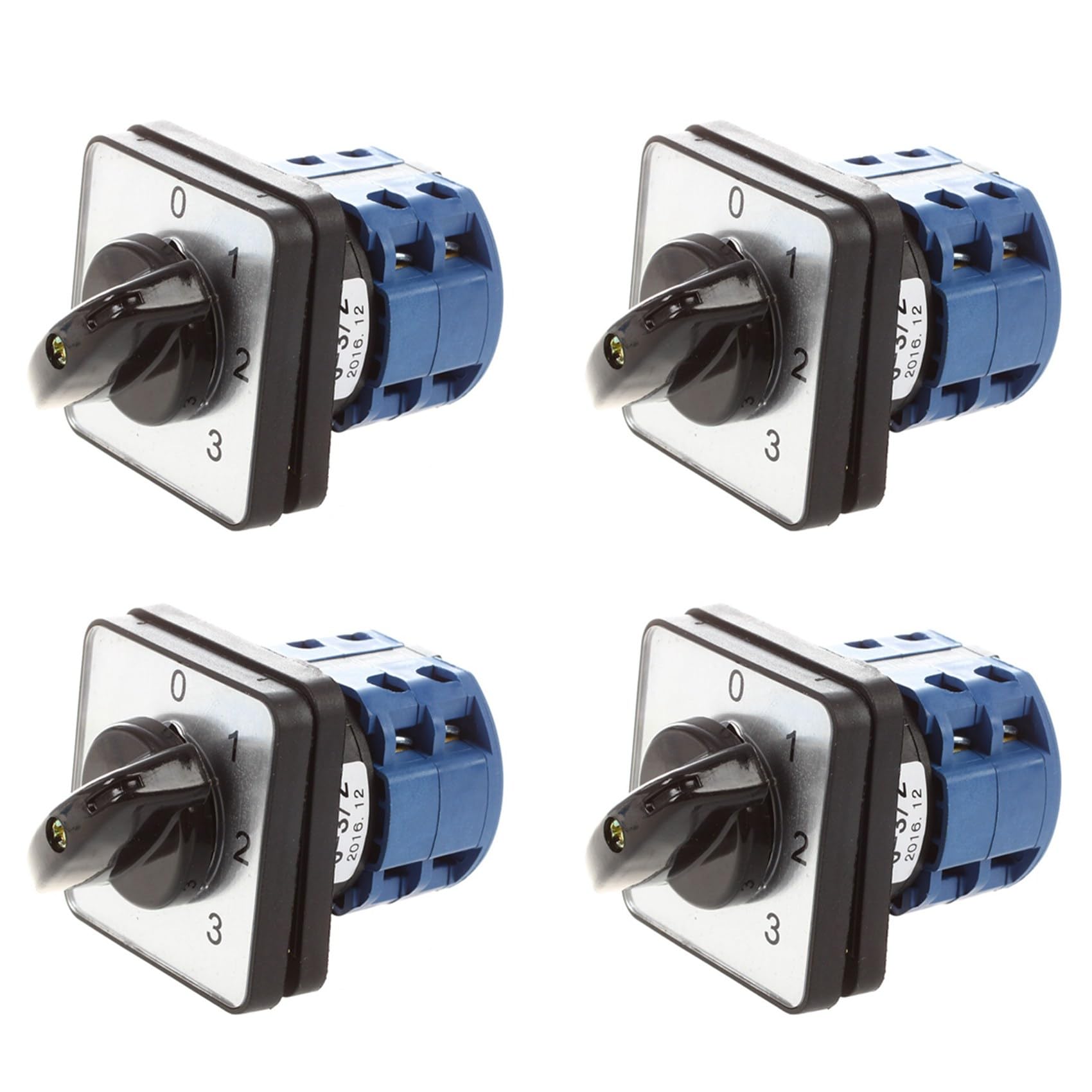 Jnchdghwa 4X 660V 20A 6 Terminals 4 Positions Rotary Cam Changeover Switch