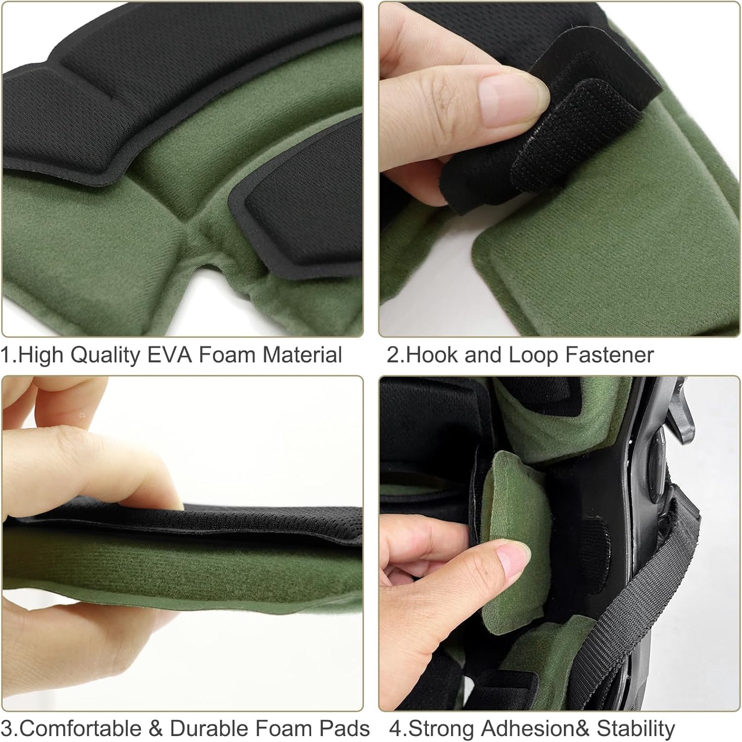 Helmpolster Memory Foam Pad Schutzmatte Helmpolster Kit wasserdicht Universal Helmpolster Einsätze für ACH Mich Team Wendy FMA EXF Fast Helm