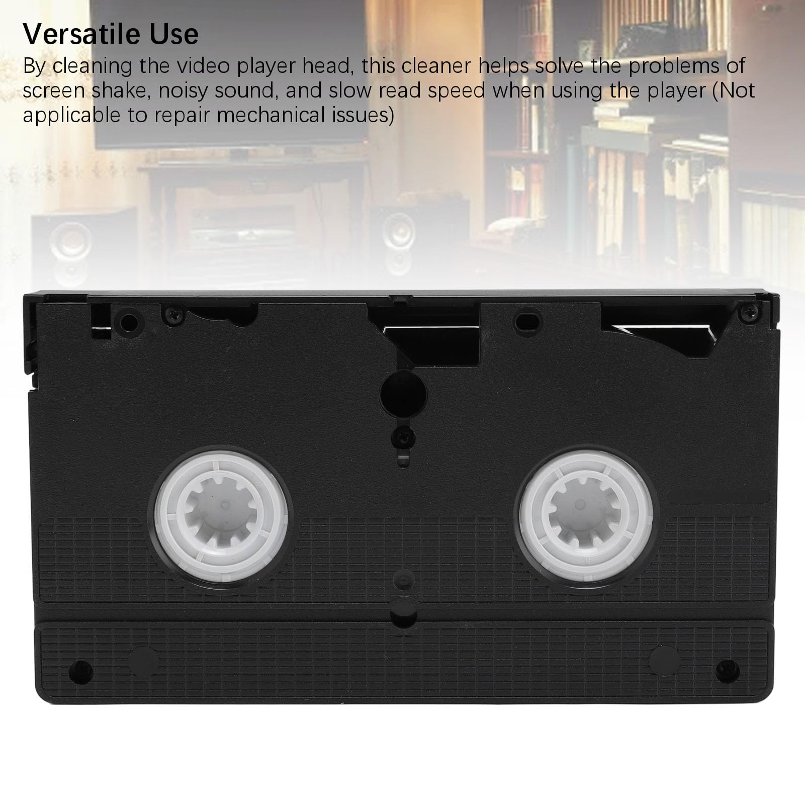 XUMIUZIY Nettoyer de Tête de Magnétoscope pour VHS, Joueurs de Magnétoscope, Technologie Sèche, Réutilisable sans Liquide Requis, Outil de Nettoyage ABS Sûr pour Les Têtes de Lecteur