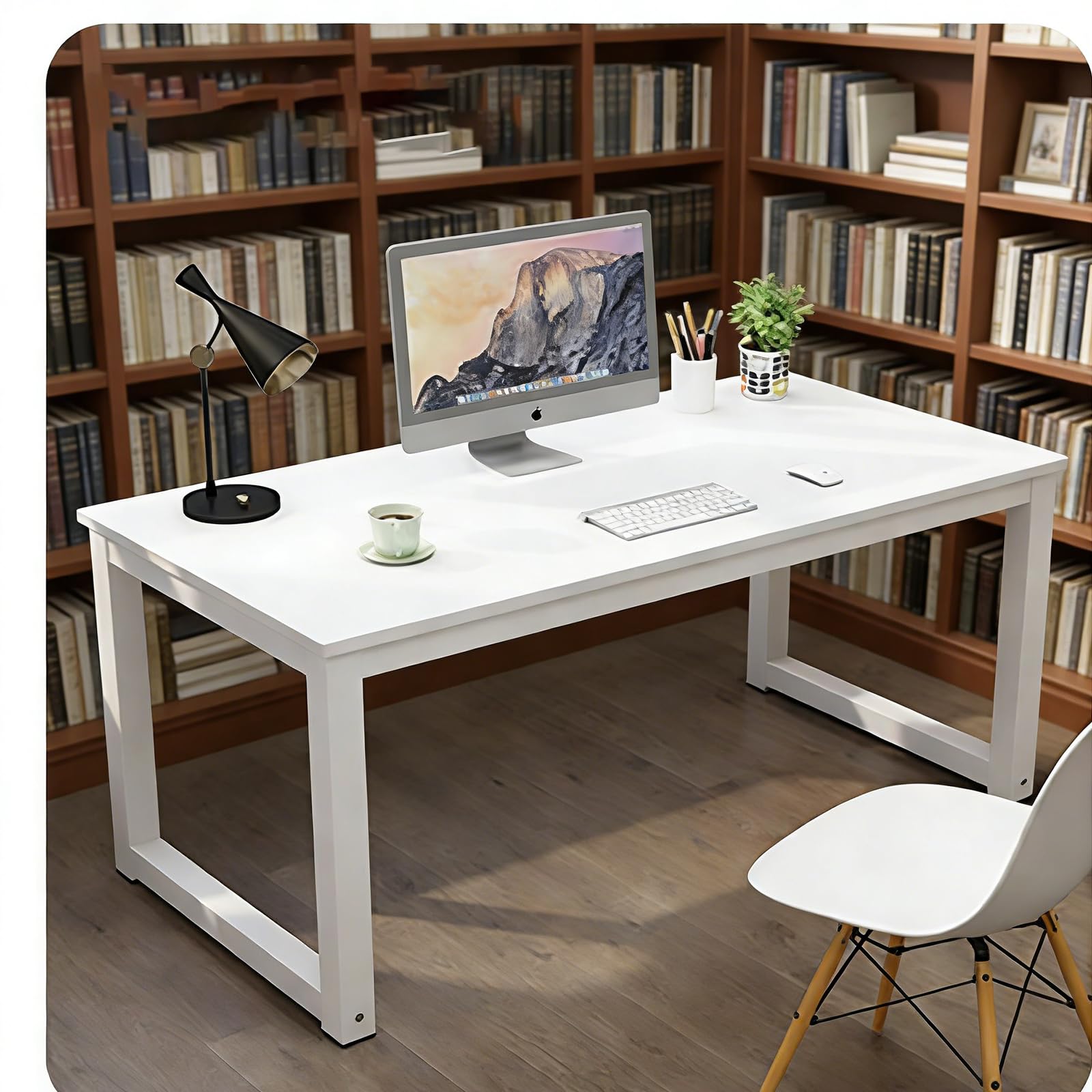 Amazon | 書き作業用の無垢材パーティクルボード天板を備えた多機能