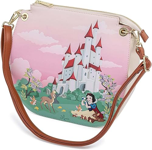 Miniatura 3 de Loungefly x Disney Kingdom Hearts Keys Allover-Print Nylon Passport Crossbody Bag