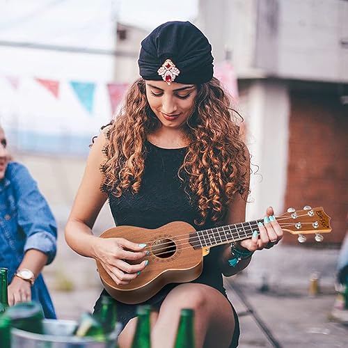 Miniatura 7 de Soprano Ukulele Principiante Pack-21 pulgadas wGig Bag Fast Learn Songbook Digital Tuner Todo en Uno Kit