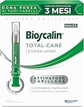 Bioscalin TOTAL•CARE Capillary Activator Counteracts Falling and Promotes Growth, Ampoules for Hair, 1 Application per Week, 12 Weeks Treatment, 20 ml, 2 Applicators of 10 ml