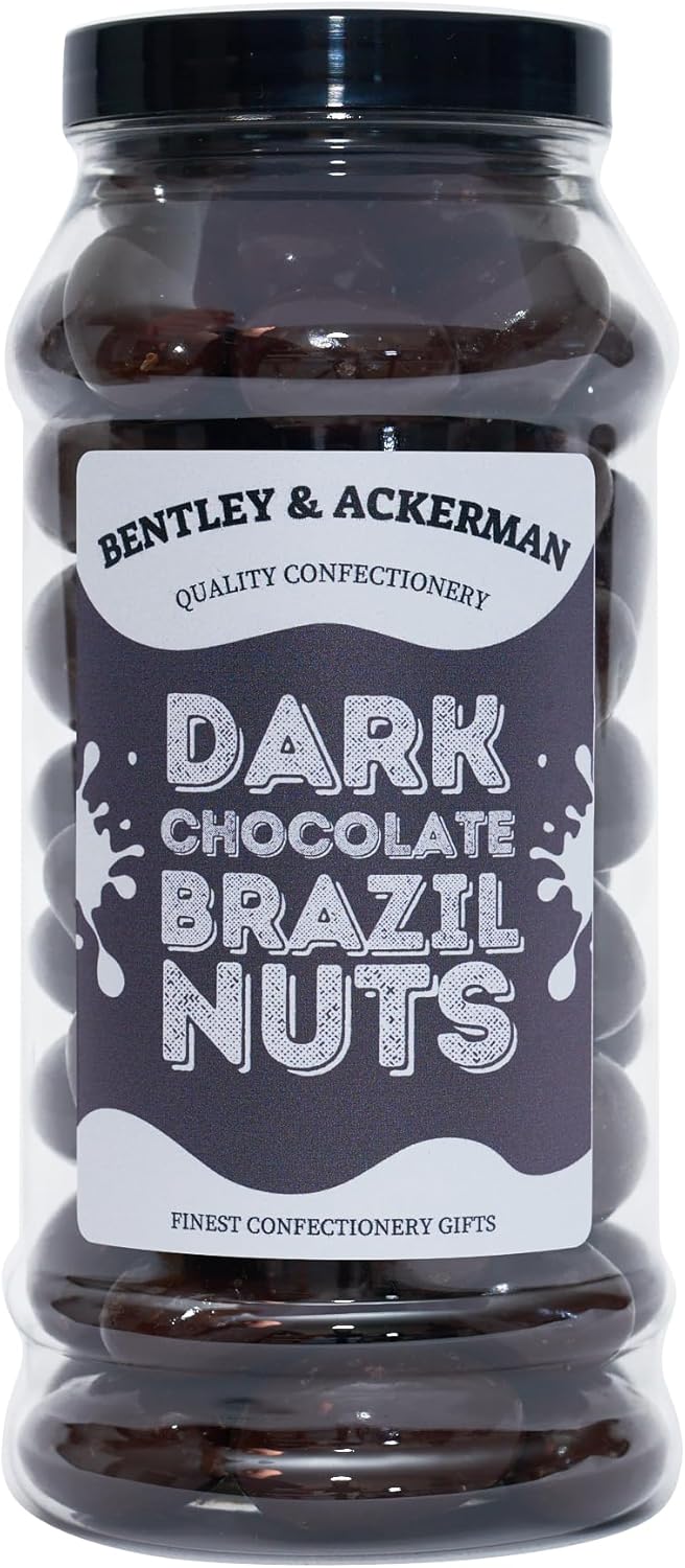 Dark Chocolate Brazil Nuts (600g) Original Dark Chocolate Brazil Nuts